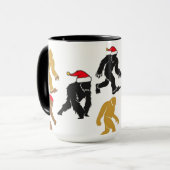 Mug Yéti de Noël (Devant gauche)