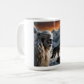 Mug Yeti et le léopard des neiges (Devant gauche)