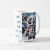Mug Yéti festif (Devant droit)
