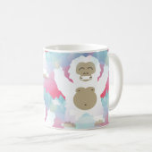 Mug yeti rose (Devant droit)