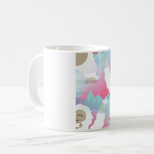 Mug yeti rose (Devant gauche)