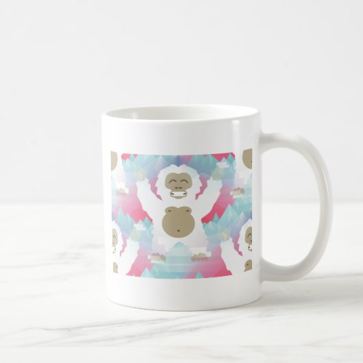 Mug yeti rose (Droite)