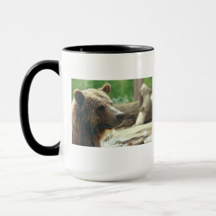 Mug Yeux animaux de visage d'ours adorable mignon de