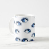 Mug yeux bleus (Devant gauche)