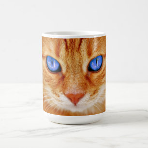 Mug Yeux de chat Face maquereau rouge Chat