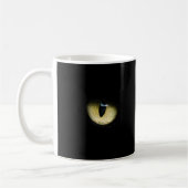 Mug Yeux de chat noir | Macro oeil chat (Gauche)