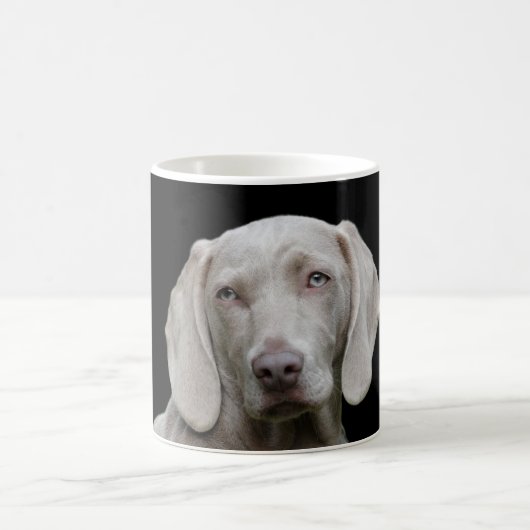 Mug Yeux de chiot de Weimaraner (Centre)