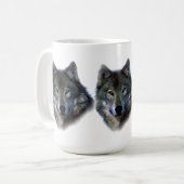 Mug Yeux de loup gris (Devant gauche)