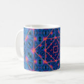 Mug Yeux de machine bleue (Devant gauche)