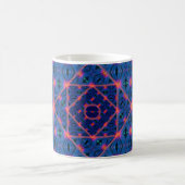 Mug Yeux de machine bleue (Centre)