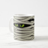Mug Yeux de maman Halloween Green ID685 (Devant gauche)