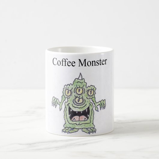 MUG YEUX DU MONSTRE QUATRE DE CAFÉ (Centre)