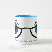 Mug Yeux et lunettes bleus (Centre)