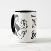 Mug Yeux pleins d'adoration de rasage de la Birmanie (Devant gauche)