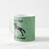 Mug Yeux ! Talons vers le bas ! Pullover de cheval (Devant gauche)