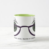 Mug Yeux verts et lunettes (Centre)