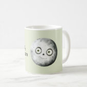 Mug Yeux verts Halloween Lune (Devant droit)