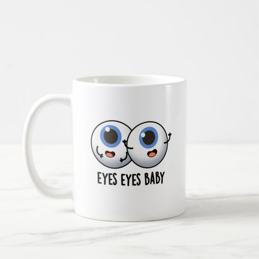 Mug Yeux Yeux Bébé Funny Ice Eyeballs Pun (Gauche)