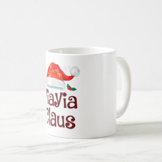 Mug Yiayia Claus Tee Christmas Pyjama Fam (Devant droit)