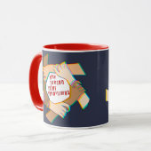 Mug Yiddish : Tous Les Humains Sont Des Frères ! Une f (Devant gauche)
