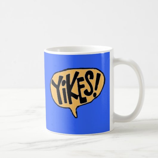 Mug Yikes ! Exclamation de bande dessinée (Droite)