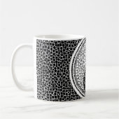 Mug Yin et art de point de Yang noir et blanc (Gauche)