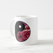 Mug Yin et Yang floraux (Devant gauche)