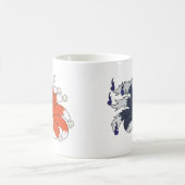 Mug Yin et Yang les neuf coupés la queue (Kitsune) (Centre)