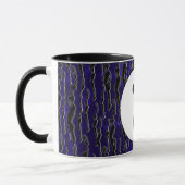 Mug Yin Yang Bleu Tranquillité Énergie Zen (Gauche)
