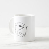 Mug Yin Yang de la physique [LUMIÈRE] (Devant gauche)