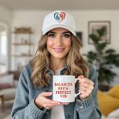 Mug Yin Yang Heart Balance artistique