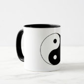 Mug Yin-Yang noir et blanc (Devant gauche)