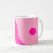 Mug Yin Yang rose (Devant droit)