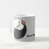 Mug Yin Yang Rose (Devant gauche)
