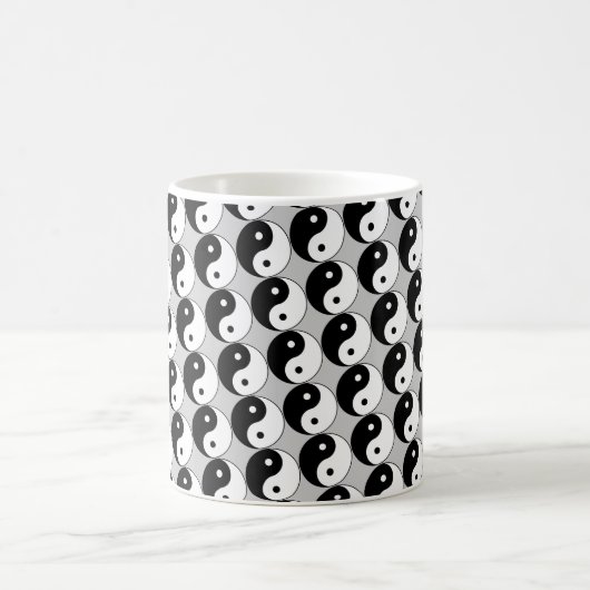 Mug Yin Yang symbole noir blanc (Centre)