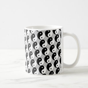 Mug Yin Yang symbole noir blanc