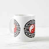 Mug Yin Yang Tattoo Yantra (Devant gauche)