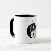 Mug Yin Yang Tiki Masque guerrier (Devant gauche)