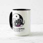 Mug Ying & Yang Année du Cheval 2026 (Devant gauche)