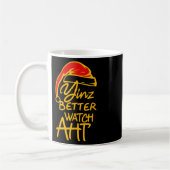 Mug Yinzer Christmas Pittsburgh Santa Yinz Better Watc (Gauche)