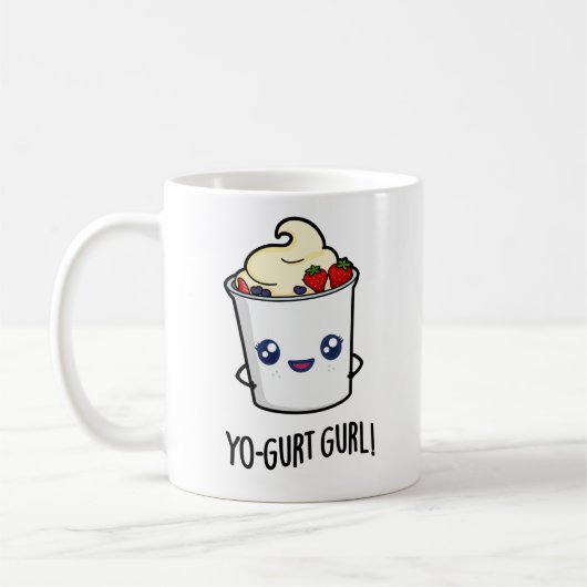 Mug Yo-gurt Gurl Funny Yaourt Pun (Gauche)