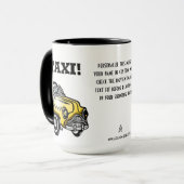 Mug Yo ! Taxi ! (Personnalisé) (Devant gauche)