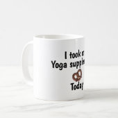 Mug Yoga bretzel supplément (Devant gauche)