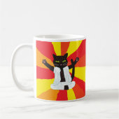 Mug Yoga cadeau chat guru enthousiaste méditation paix (Gauche)