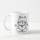 Mug yoga cat (Gauche)