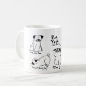 Mug Yoga de carlin (Devant gauche)