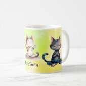 Mug Yoga de chat (Devant droit)