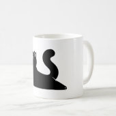 Mug *Yoga de chat #17 Art numérique (Devant droit)