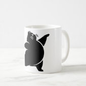 Mug *Yoga de chat #19 Art numérique (Devant droit)