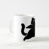 Mug *Yoga de chat #19 Art numérique (Devant gauche)
